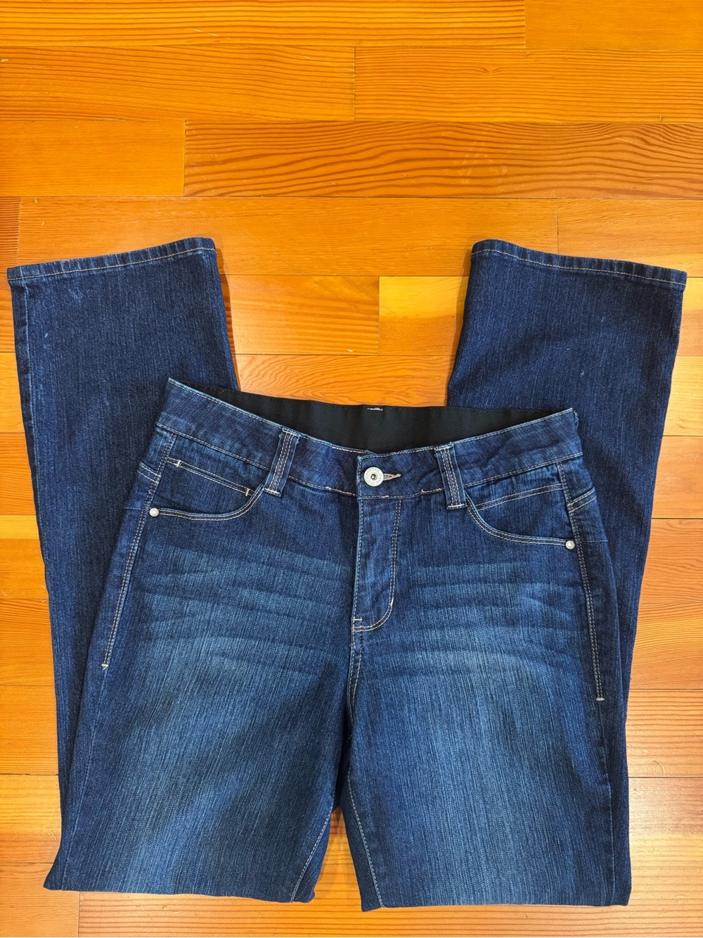 JAG Jeans Mid Rise Bootcut Dark Wash Stretch Denim Size 12/31